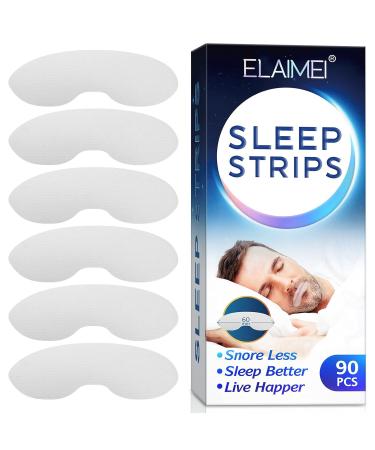 Breath Easy with Nasal Breathing Shut Sleep Patch - Snoring Correction Lip Patch for Better Sleep - White, One Size - Buy Online on GoSupps.com