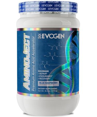 Evogen AminoJect Vegan Fermented Plant Based BCAA Glutamine & Citrulline Powder Raspberry Lemonade 30 Servings