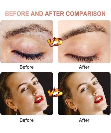 2020 Rechargeable Eyebrow Trimmer & Facial Hair Remover - Painless 2 in 1 Razor for Women - Waterproof & Easy to Use - White - Buy Online on GoSupps.com