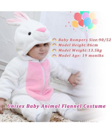 Doladola Baby Hooded Rabbit Romper | Unisex Toddler Jumpsuit 12-18 Months - Buy Online on GoSupps.com