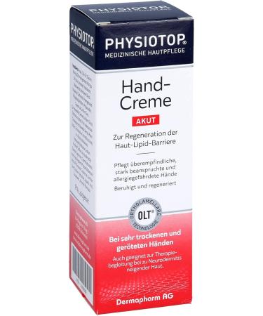 Buy Physiotop Acute Hand Cream 50ml - Soothing Relief for Dry Hands | International Shipping Available - Buy Online on GoSupps.com