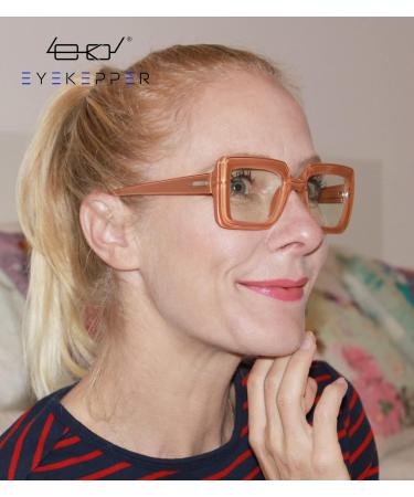 Eyekeper 4 Pack Blue Light Blocking Reading Glasses for Women - Square Computer Readers 1.25x - Buy Online on GoSupps.com