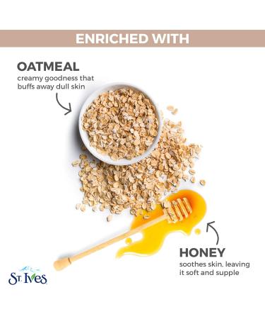 St. Ives Oatmeal Face Scrub & Mask, Gentle Smoothing Formula - 6 oz - Buy Online on GoSupps.com