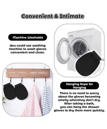 Korean Exfoliating Gloves Set for Body Scrubbing - 4 Pack Exfoliating Mitts for Women | Dead Skin Exfoliator for Bath and Shower Spa - Buy Online on GoSupps.com