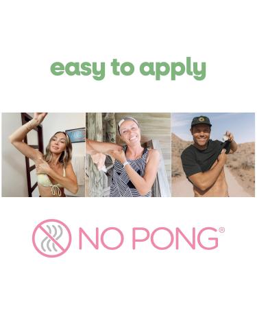 No Pong - Bicarb Free Formulation (Baking Soda Free) All-Natural Deodorant 35g Creme Anti-Odourant Paraben-Free Aluminum-Free Plastic-Free For Men and Women - Buy Online on GoSupps.com