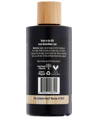 Rucker Roots x King Beard - Tea Tree Oil Hair & Body Wash | Sulfate & Dye Free | Nourishing Sunflower & Vitamin E - Buy Online on GoSupps.com