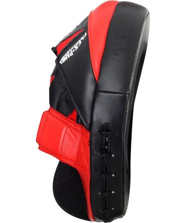 Ringside Pro Punch Mitts in Red/Black - High-Quality Boxing Training Mitts - Buy Online on GoSupps.com
