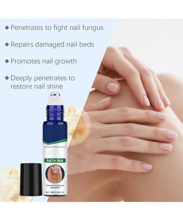 VKaoess Nail Care Roll On Stick Nail Strengthener for Damaged Nails Apply with Rollerball for Nail Care Prevents Skin and Supports Nail Health 2 Bottles - Buy Online on GoSupps.com