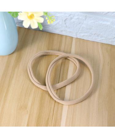 SOLUSTRE 20pcs Soft Nylon Headbands - High Stretchy Baby Hairbands for Newborns (Khaki) | DIY Headwear for Infants - International Shipping - Buy Online on GoSupps.com