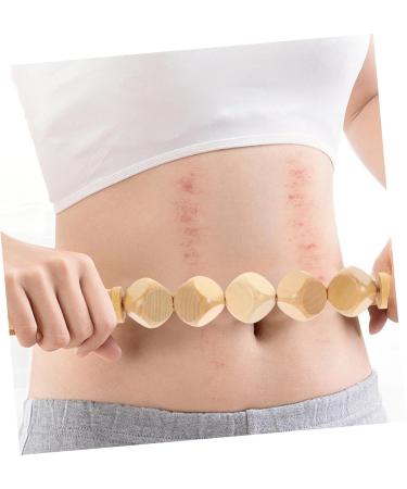 Solustre 5-Set Beech Wood Lymphatic & Foot Massage Device - Portable Acupressure Tool for Wellness - Buy Online on GoSupps.com