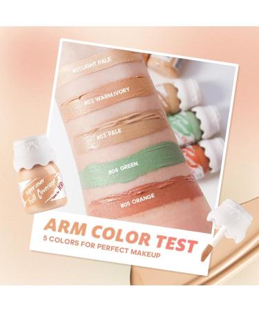  LINGJIONG Liquid Concealer Makeup | Women's Dark Circle Concealer Makeup for Dark Circles - 15ml Dark Circle Concealer Makeup to Cover Spots Lingjiong - Buy Online on GoSupps.com