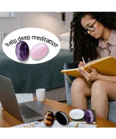 XIANNVXI Rose Quartz Oval Stones - Natural Healing Crystals & Gemstones for Reiki | Polished Pink Palm Pocket Crystal - Buy Online on GoSupps.com