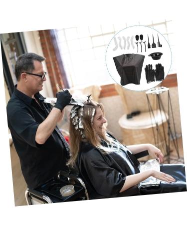 Housoutil 1 Set Hair Coloring Tools Hair Color Applicator Hair Coloring Supplies Hair Coloring Kit Hair Mixing Bowl Hair Dye Hair Tinting Brush Baking Oil Hair Comb Plastic 20.5x6cm Black - Buy Online on GoSupps.com