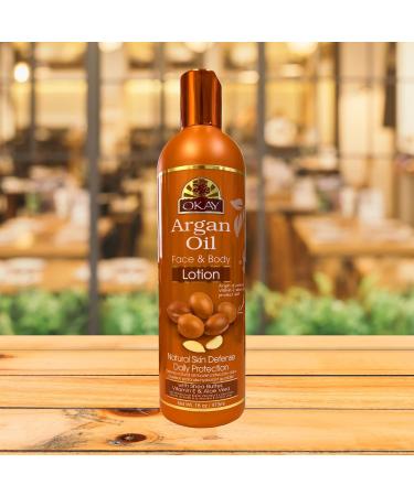  OKAY OKAY Pure Naturals Aragan Oil Face & Body Lotion 475g 0.45kg - Buy Online on GoSupps.com