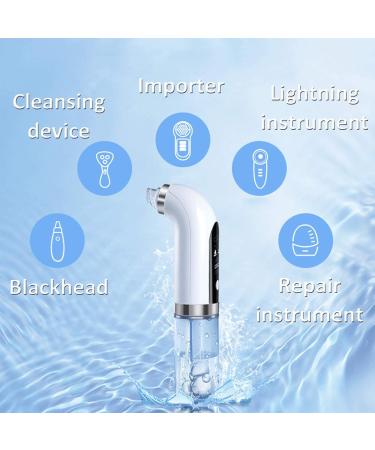 Electric Beauty Instrument for Removing Blackheads with 6 Replaceable Probes Small Bubble Facial Pore Cleaner Kit USB Rechargeable Blackhead Suction - Buy Online on GoSupps.com