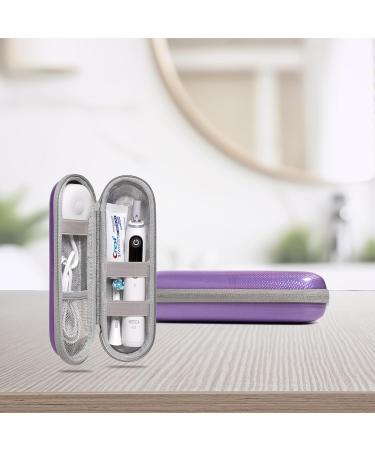 Seplouis Electric Toothbrush Case for Oral-B & Philips Sonicare - Light Purple | Universal Fit for Most Brands - Buy Online on GoSupps.com