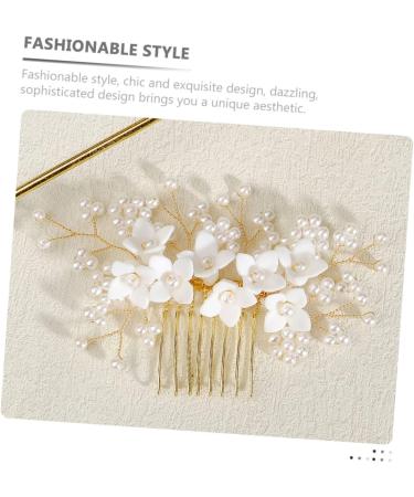 DOITOOL Bridal Comb Hair Gems for Women Hair Accessories for Women Hair Side Comb Bridal Hair Accessories Wedding Hair Accessories Tiara Hair Comb Bride New Chinese Style Pearl - Buy Online on GoSupps.com