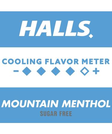 Halls Relief Mountain Menthol Sugar Free Cough Drops Bulk Cough Drops 225 Drops - Buy Online on GoSupps.com