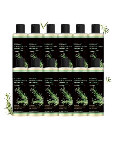 SKZKK Rosemary hydrolyzed keratin shampoo deeply cleanses and nourishes the scalp promotes hair regeneration strengthens hair shampoo for hair growth