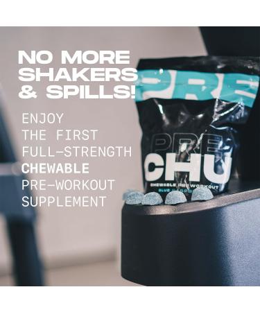PRECHU Pre Workout Gummies Energy Release & Focus Supplements 180 Blue Raspberry Gummies for Men & Women - Buy Online on GoSupps.com