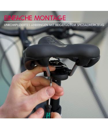 Traag Airtag Bicycle Bracket | Made in Portugal | Theft Protection & Location Tool for Bikes & E-Bikes | Includes Safety Screws & Tools | Dimensions Included - Buy Online on GoSupps.com