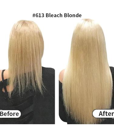 Hair Extensions 16"-24" Clip in Hair Extensions Bleach Blonde Hair Extensions Real Human Hair Short Remy Clip in Hair Extensions Virgin Human Hair Double Weft for Women Natural Human Hair(20inches) 20inches 120g/Set - Buy Online on GoSupps.com