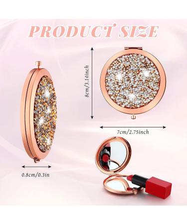 Compact Cosmetic Mirror 2.75 Inch - Pocket Makeup Mirror for Purse Travel - Bridesmaid and Bridal Shower Gifts (12 Pcs) - Buy Online on GoSupps.com