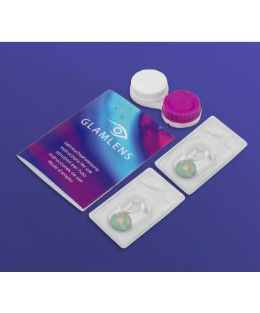 Buy Olbia Jade Green Colored Monthly Contact Lenses - Soft Hydrogel 0.0 Diopter 2 Pieces + Lens Case | Starch-Free Natural Colors - Buy Online on GoSupps.com