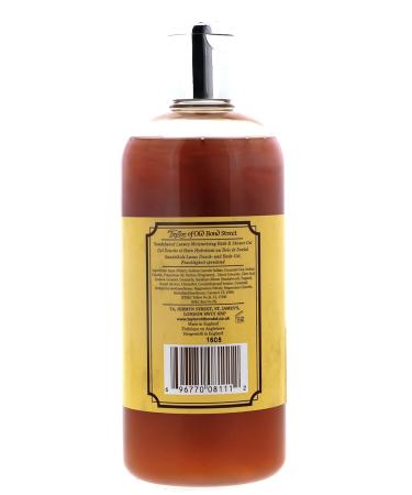 Taylor of Old Bond Street Sandalwood Bath & Shower Gel 500ml - Luxurious Moisturizing Formula for All Skin Types - International Shipping Available - Buy Online on GoSupps.com