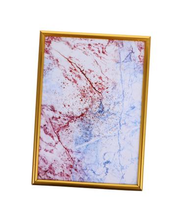 minkissy 1pc nail display board magnet frames Manicure Holding Frame Display Polish Board fake magnet display board for magnets Nail Art Holding Rack magnetic wooden pallet sample holder 30.5x21.5cm Golden