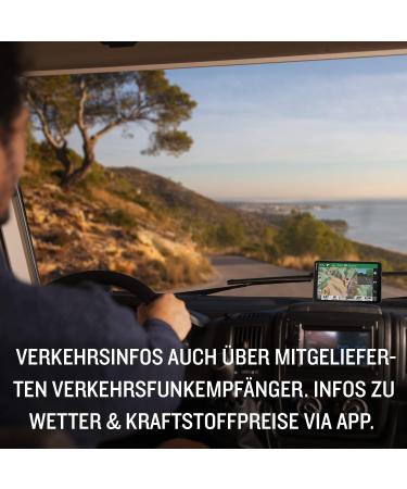 Garmin Camper Navigation Device 7 Display - 3D Maps for Europe & South Africa Real-Time Traffic Campsite Database - Black 795 MT-DEU - Buy Online on GoSupps.com