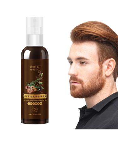 Lambo He Shou Wu Hair Growth Thickening Oil 100ml Anti-Thinning Hair Strengthening Deeply Moisturizing Essential Oil for Hair Growth