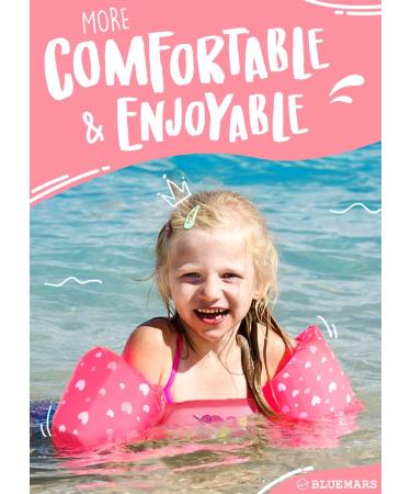 BLUEMARS Kids Swim Vest Floaties - Rainbow Unicorn Design | For Toddler Girls & Boys 30-50 lbs | Pink - Buy Online on GoSupps.com