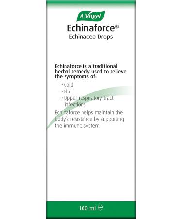 A.Vogel Echinaforce Echinacea Drops 100ml - Boost Immune System, Relieve Cold & Flu Symptoms - Buy Online on GoSupps.com
