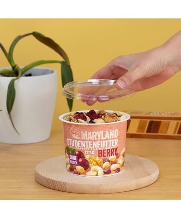 Maryland Student Food Berry 275g Mug Nut Fruit Mixture with Cranberries Peanuts Walnuts Almonds & Cashews | No Raisins Healthy Snack for All - Buy Online on GoSupps.com