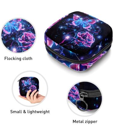 MuooouM Women's Binding-Up Bags - Dragonfly Blue Pattern Menstrual Cup Cash Bag Portable Storage for Teens & Women - Buy Online on GoSupps.com