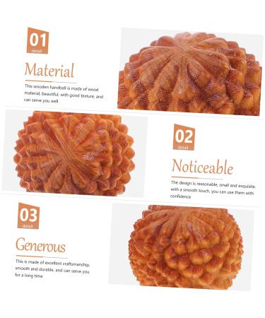 Clispeed 2ST Wooden Massage Globe | Yoga & Meditation Massage Tool | Hand Massager & Durian Gym Accessory - Buy Online on GoSupps.com