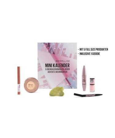 Maybelline New York Mini Advent Calendar 2023 - NYC Sparkle | 5 Doors of Cosmetics | Beauty & Makeup Advent Calendar for Women - Buy Online on GoSupps.com