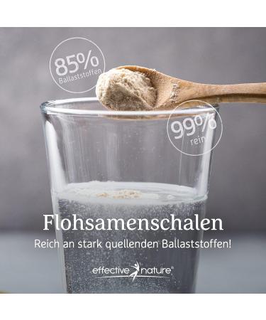 Organic Psyllium Husk Powder 300g - 99% Purity Finely Ground 85% Fiber - Effective Intestinal Cleansing - Ships Internationally - Buy Online on GoSupps.com