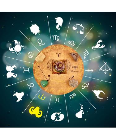 Vuuuuv Horoscope Orgon Pyramid & Aries Medicinal Crystal Gift Set - Zodiac Stones for Healing & Spiritual Growth - Buy Online on GoSupps.com