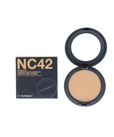 MAC Studio Fix Powder Plus Foundation NC42 0.52oz for Women - Long-lasting Formula - Buy Online on GoSupps.com