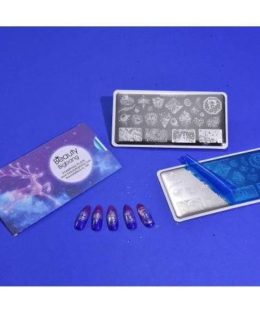 BeautyBigBang Nail Stamp Plate - Star & Butterfly Patterns for Stunning Manicure International Shipping Available - Buy Online on GoSupps.com