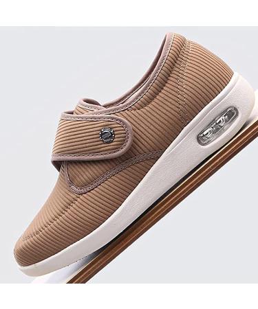 QDCZDQ Women's Edema Diabetic Shoes | Extra Wide Widths | Air Cushion | Adjustable Strap | Breathable Mesh | Black | Size 6.5 US - Buy Online on GoSupps.com