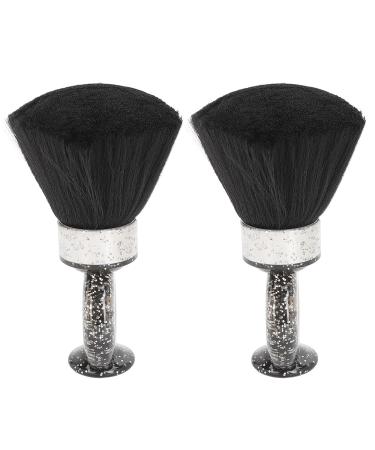 2 Pack Portable Ergonomic Barber Neck Dust Brush - Soft Bristles Hairdressing Tool for Hair Cutting - Ideal for Barbers & Home Use - Buy Online on GoSupps.com