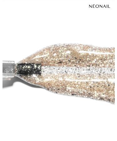 NEONAIL UV Nail Polish Base Coat Gel - Glitter Effect Base Gold Twinkle 7.2ml | Long-lasting Gel Varnish for Stunning Nails - Buy Online on GoSupps.com