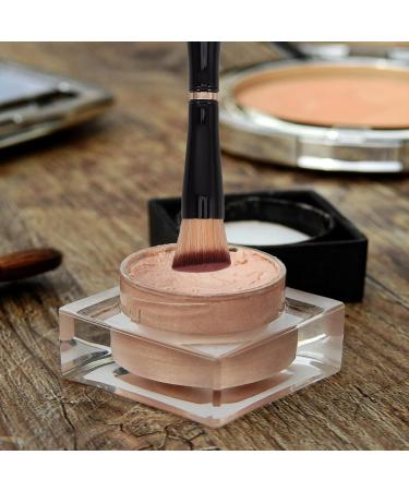 PATKAW Foundation Makeup Brushes Double-ended Concealer Brush Loose Powder Brush for Beauty Liquid Powder Blending Buffing Face Makeup Tools Black - Buy Online on GoSupps.com