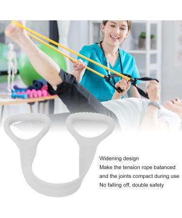 Light Grey Silicone Widen Exercise Band with Massage Handle - Buy Online on GoSupps.com
