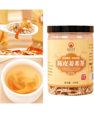 Orange Peel Ginger Rice Tea Herbal Tea Canned Fried Shredded Ginger Rice Tea Health Preserving Flower Tea - Buy Online on GoSupps.com