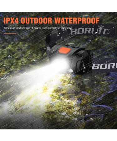 Boruit LED Headlamp - Pink 4 Mode Super Bright Headlight for Kids & Adults | Perfect for Camping Running & Fishing - Buy Online on GoSupps.com