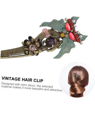 minkissy Japanese Hair Pin 1pc Metal Hairpin Hair for Women Accessories Hair Chopsticks for Women Vintage Hair Chopsticks Metal Book Marker Chinese Hair Fork Flower Bookmark Wedding Bride - Buy Online on GoSupps.com